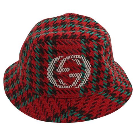 black gucci bucket hat|gucci bucket hat houndstooth.